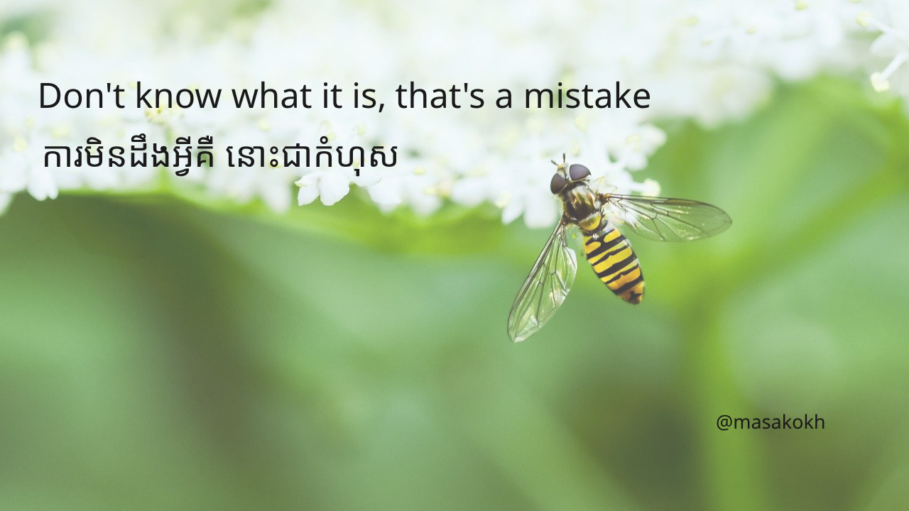 Don't know what it is, that's a mistake